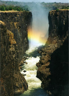 Una veduta delle cascate Vittoria