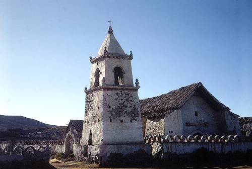 Una chiesa in Sudamerica