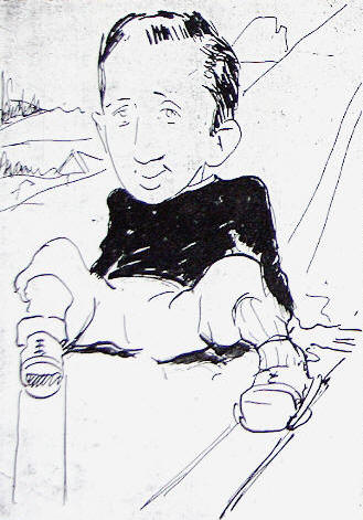 Walter Molino, Autoritratto-Caricatura anni '30