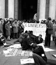 Foto manifestazione di protesta