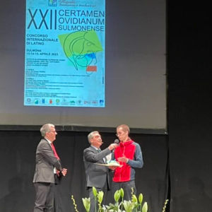 A Giovanni Lumini (II E) il 1° premio alla XXII edizione del Certamen Ovidianum Sulmonense