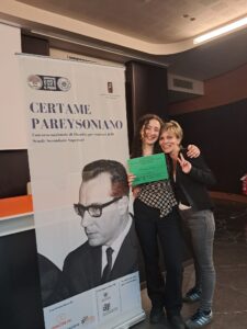Clarissa Nard e la prof.ssa Annalisa Marchesi