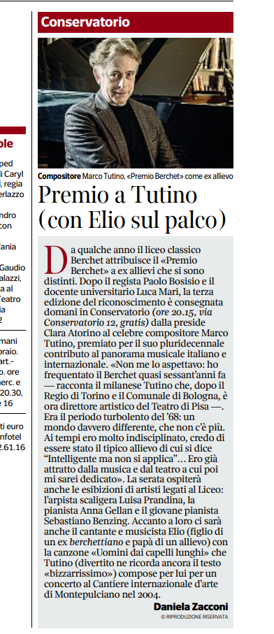 Articolo Tutino Corriere Milano