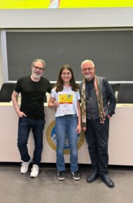 sofia durante la premiazione